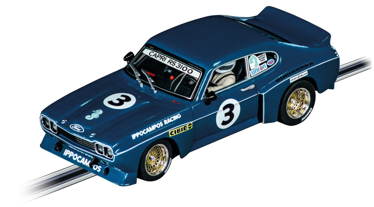 Carrera 32080 Digital 1:32 Slot Car - Ford Capri RS 3100 "Ippocampos Racing, No.3"