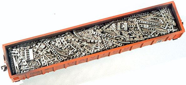 Chooch HO Cast Resin Freight Car Load -- Stamping Plant Scrap for Gondola (car sold separately)