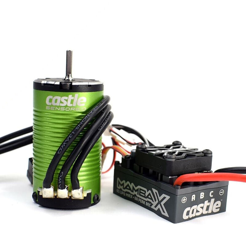 Castle Creations MAMBA X SCT, 25.2V WP ESC & 1412-3200KV 5MM COMBO - CSE010015513