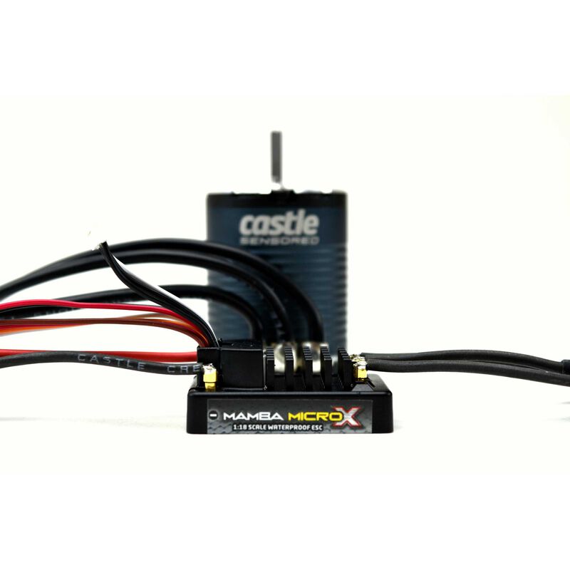 Castle Creations MAMBA MICRO X 12.6V ESC 1406-2850KV Sensored Combo - CSE010016203