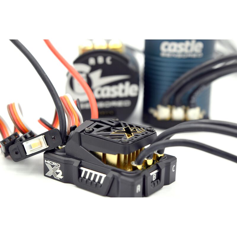 Castle Creations MAMBA MICROX2,16.8V,WP SENS ESC W1406-2280KV COMBO