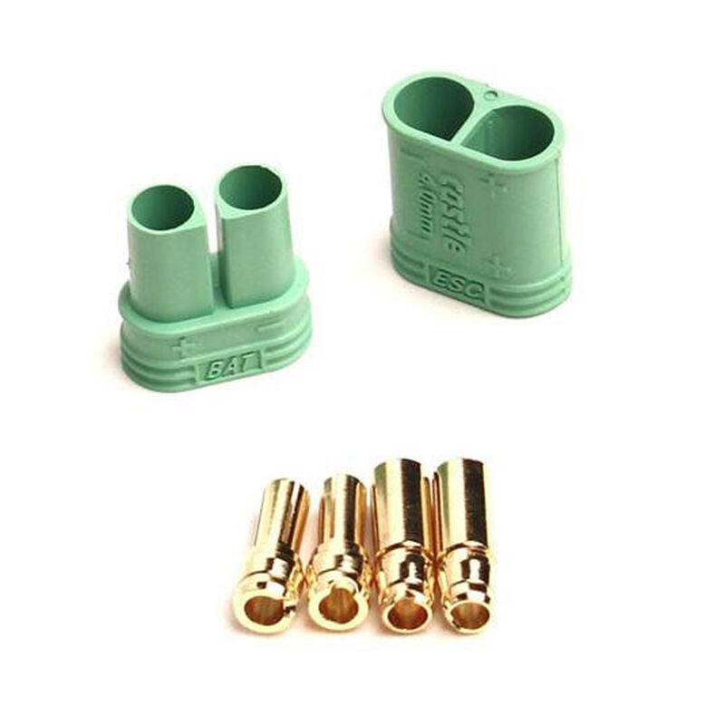 Castle Creations 4MM POLARIZED BULLET CONN SET - CSE011006500