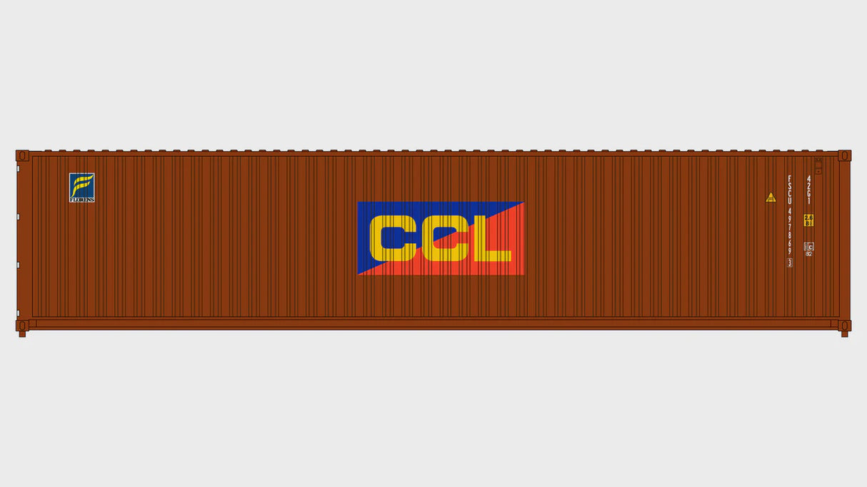 Class One Model Works HO 3-Pack CIMC 40' Corrugated Containers - Florens Container Leasing