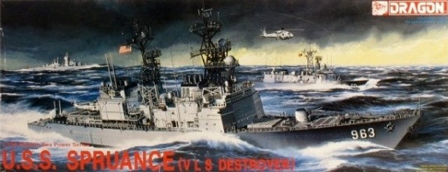 USS Spruance DD-963 VLS Destroyer 1/350 Dragon Models