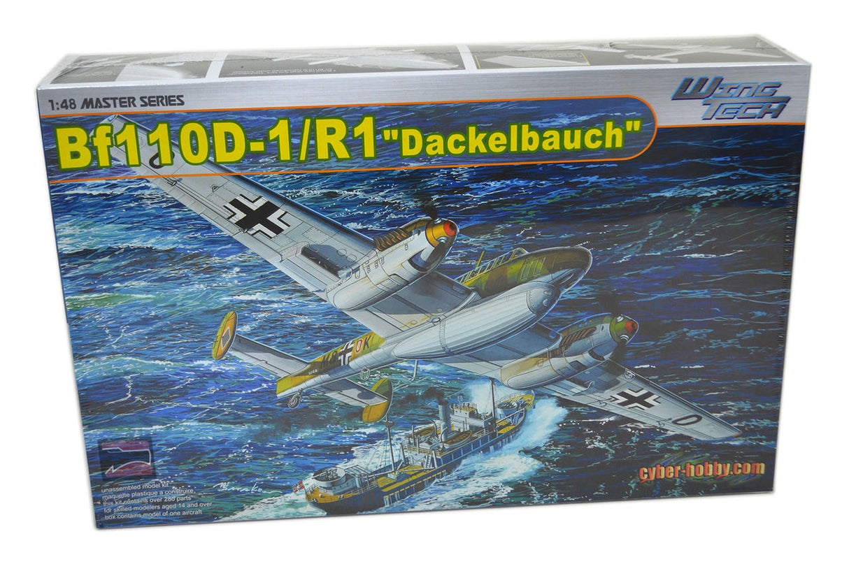 Dragon Models 1/48 MESSERSCHMITT BF110D1/R1 DACKELBAUCH FIGHTER BOMBER - DML5556