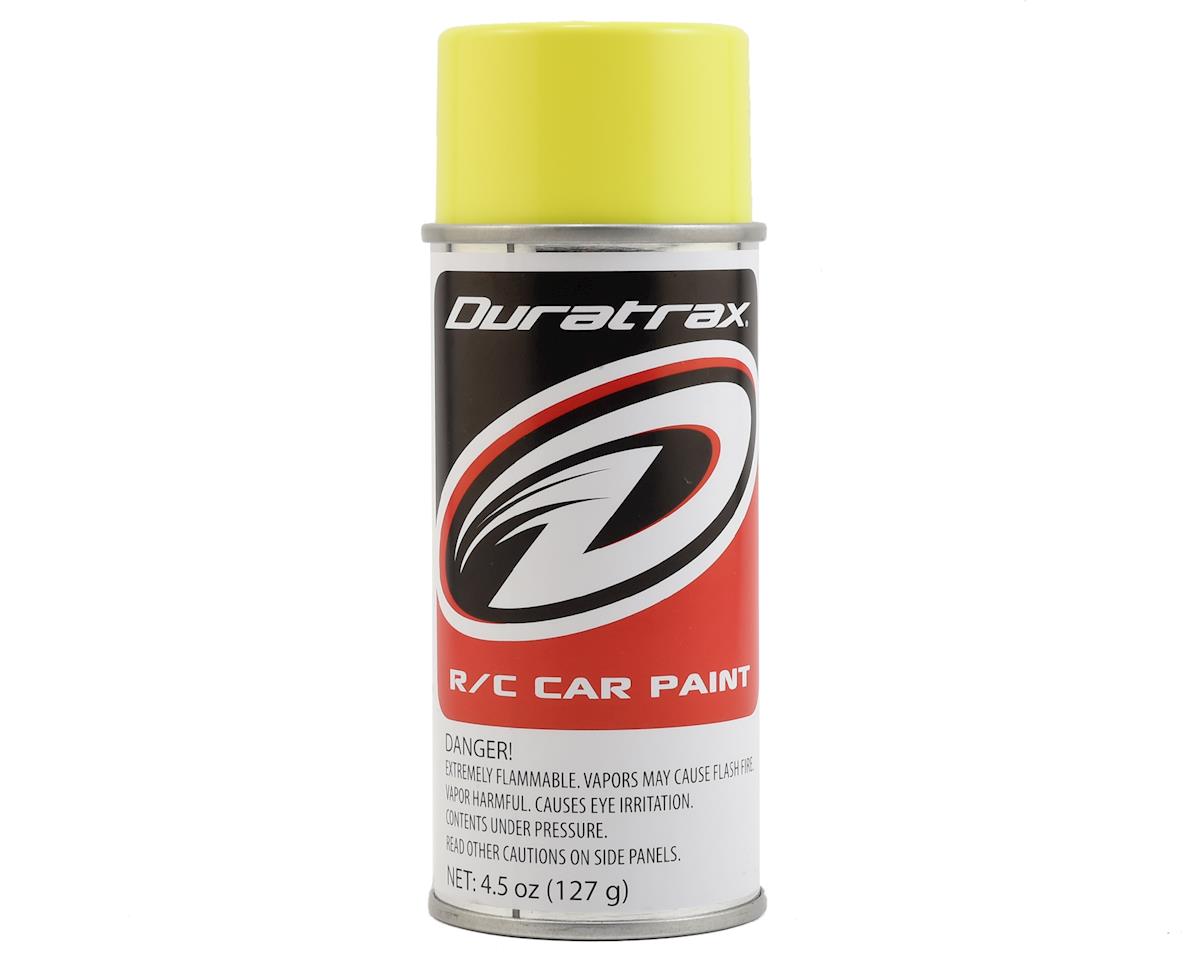 Duratrax Polycarb Fluorescent Yellow Lexan Spray Paint (4.5oz) - DTXR4279