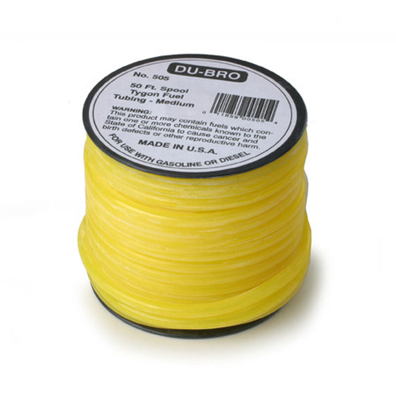 Dubro 505 Tygon Gas Tubing, Medium 3/32" ID - Sold per Foot - DUB505