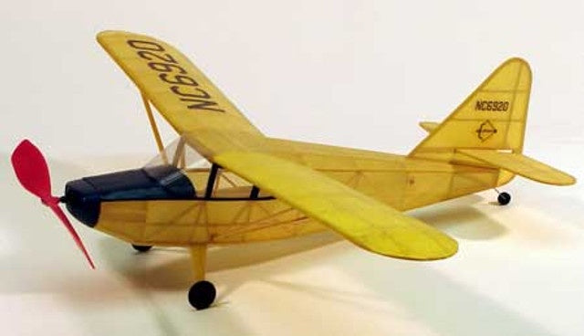 Dumas Stinson Voyager Rubber Powered Model Airplane Kit - DUM203