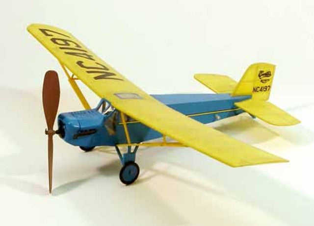 Dumas 17-1/2" Wingspan Curtiss Robin Rubber Pwd Aircraft Laser Cut Kit - DUM215