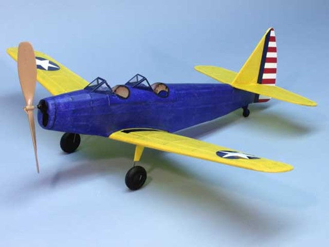 Dumas Fairchild PT-19 Rubber Powered Model Airplane Kit - DUM224