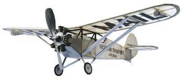 Dumas 18" Wingspan Ryan M1 Mail Rubber Pwd Aircraft Laser Cut Kit - DUM226