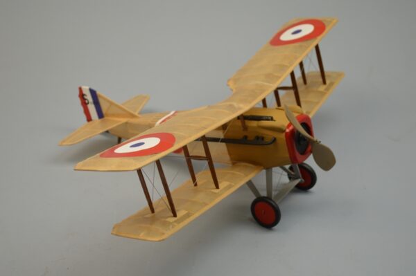 Dumas 18" Wingspan Spad VII Rubber Pwd Aircraft Laser Cut Kit - DUM238