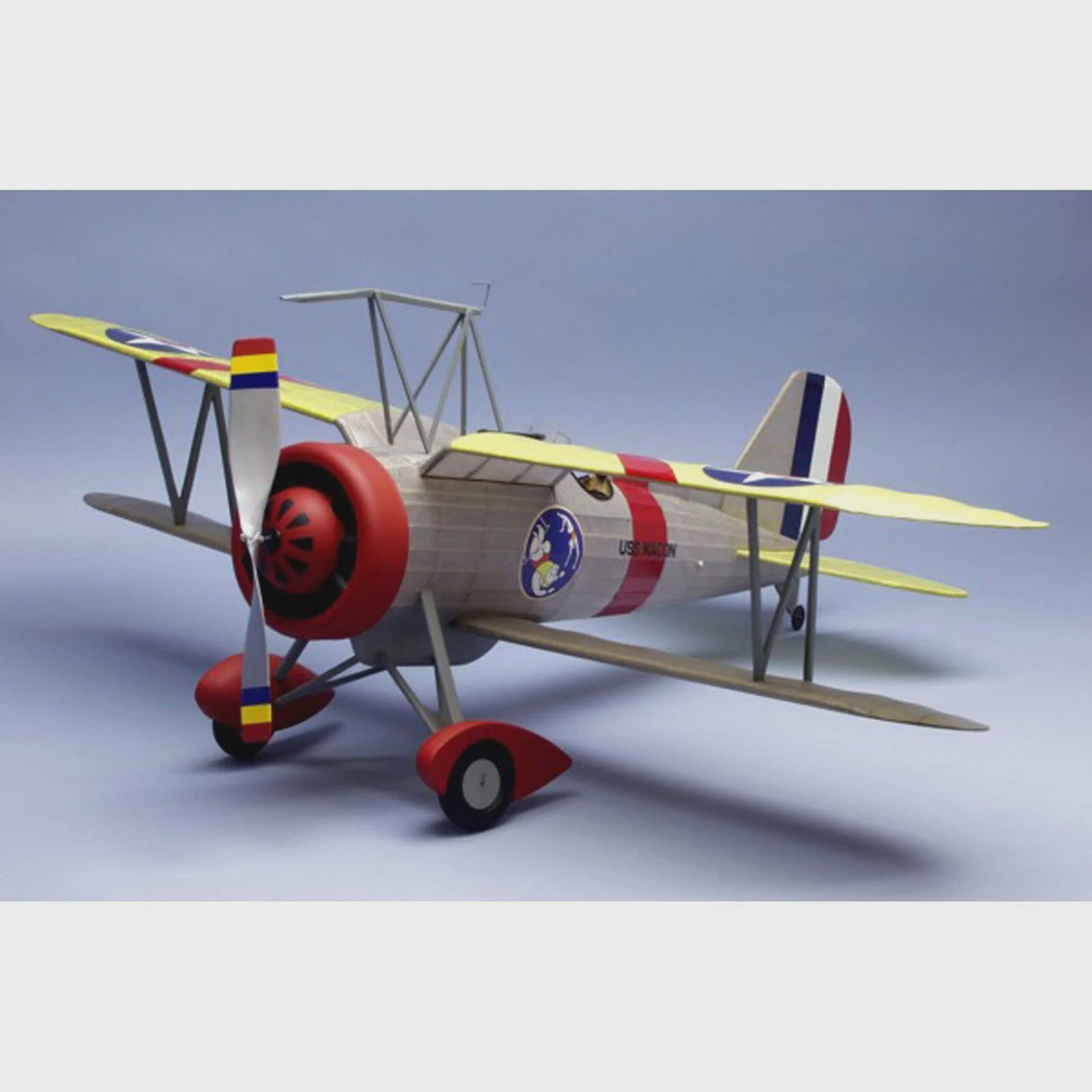 Dumas 30" Wingspan Curtiss F9C2 Sparrowhawk Rubber Pwd Aircraft Laser Cut Kit - DUM319