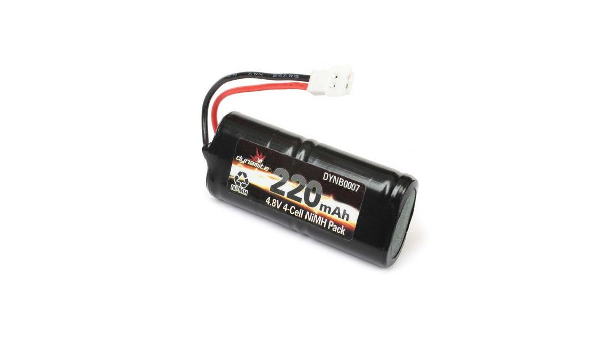 Dynamite 4.8V 220mAh 2/3AAANiMH 4C Flat: Micro SCT, Rally - DYNB0007