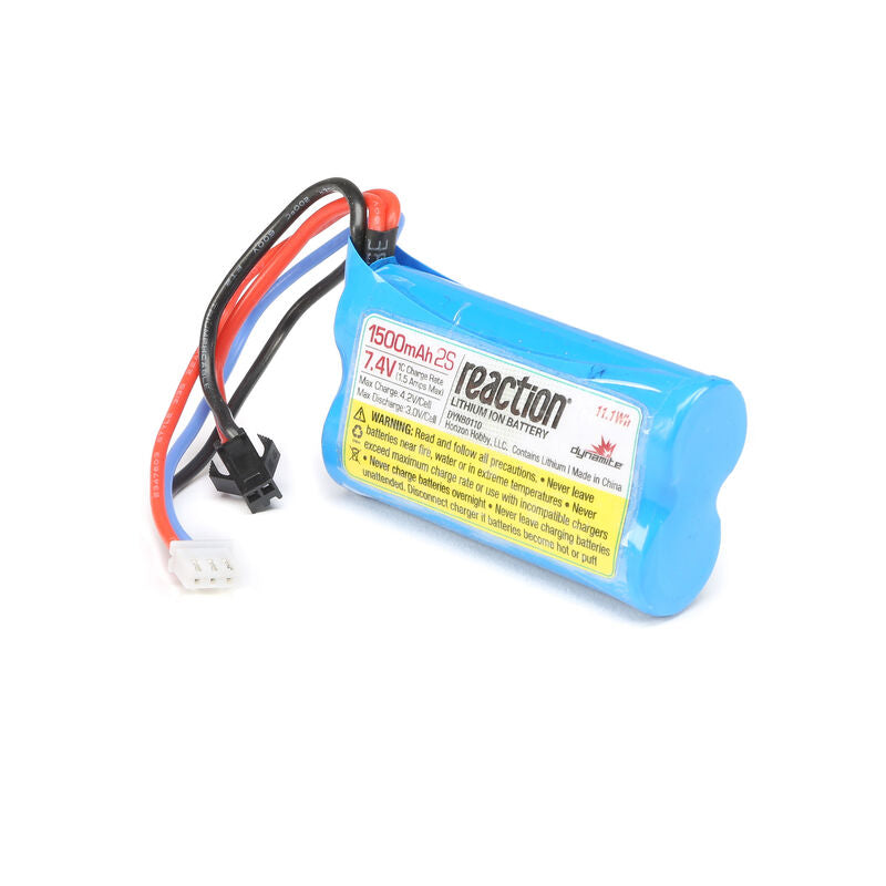 Dynamite 7.4V 1500 mAh 2S Li-Ion: Jet Jam Pool Racer - DYNB0110
