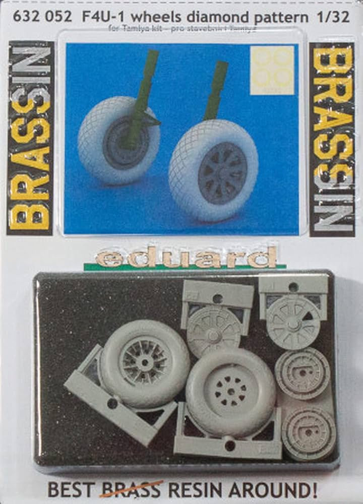 Eduard 632052 F4U-1 Wheels Diamond Pattern 1:32