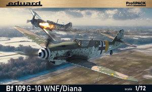 WWII Bf 109G-10 WNF/Diana German Fighter (Profi-Pack Plastic Kit) 1/72 Eduard
