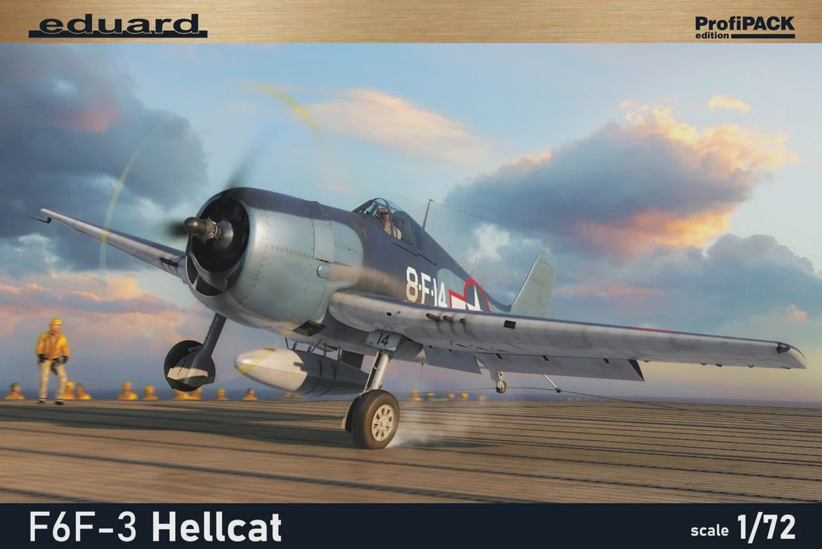 1/72 Eduard F6F-3 Hellcat Profipack Plastic Model Kit