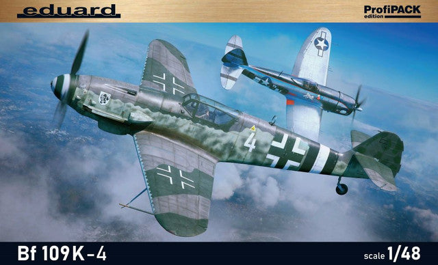 Eduard 1/48 WWII Bf109K4 German Fighter (Profi-Pack Plastic Kit)