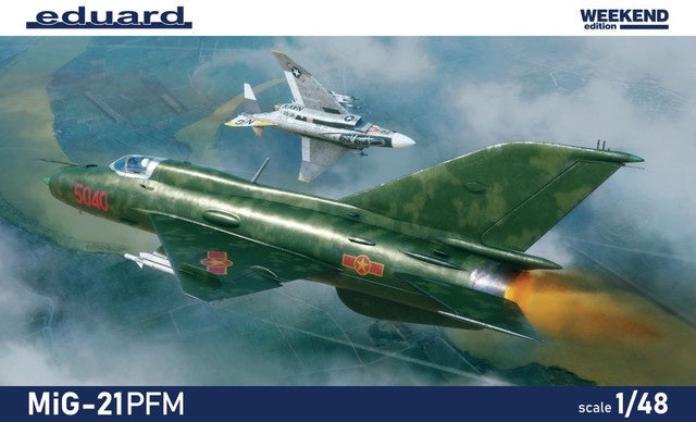 MiG-21PFM Soviet Fighter (Wkd Edition Plastic Kit) 1/48 Eduard