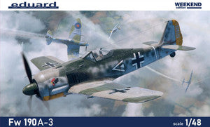 WWII Fw 190A-3 German Fighter (Wkd Edition Plastic Kit) 1/48 Eduard