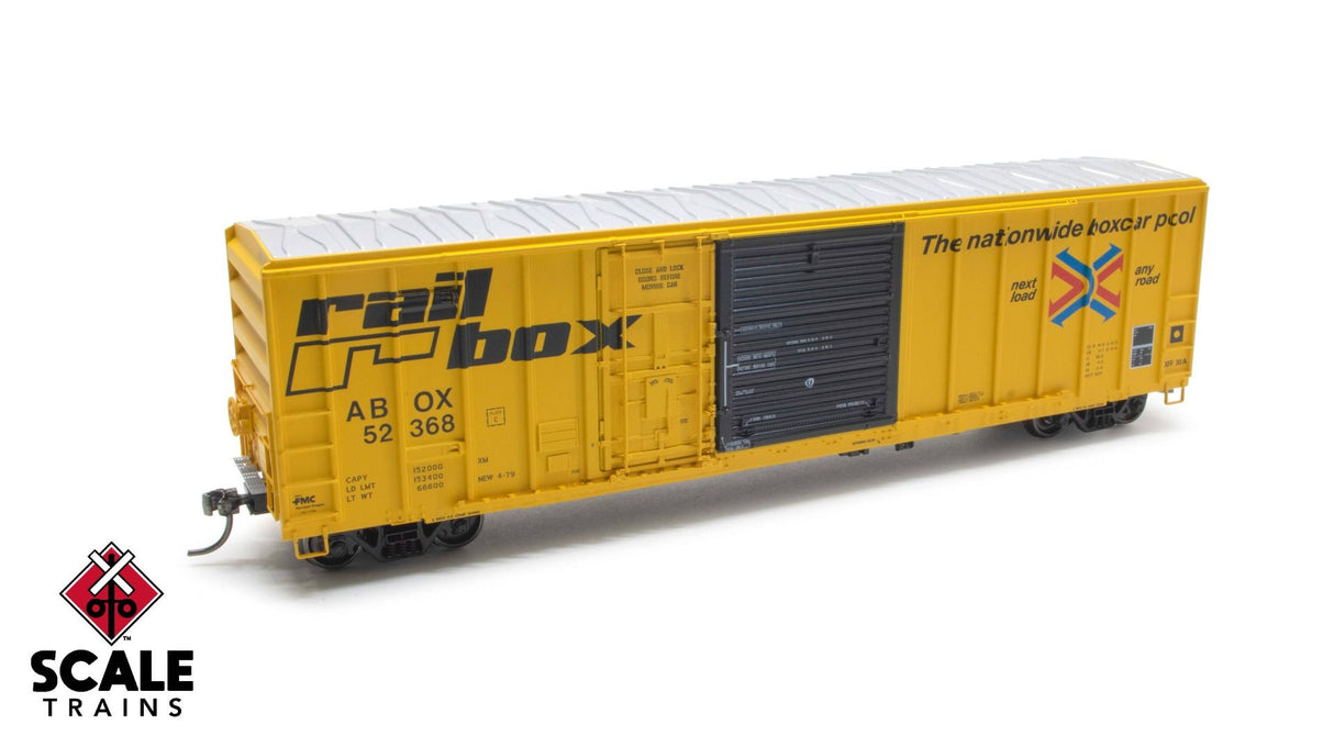 ExactRail Evolution HO Scale FMC 5277 Combo Door Boxcar, Railbox/XFF 30A/ABOX / 52415 /