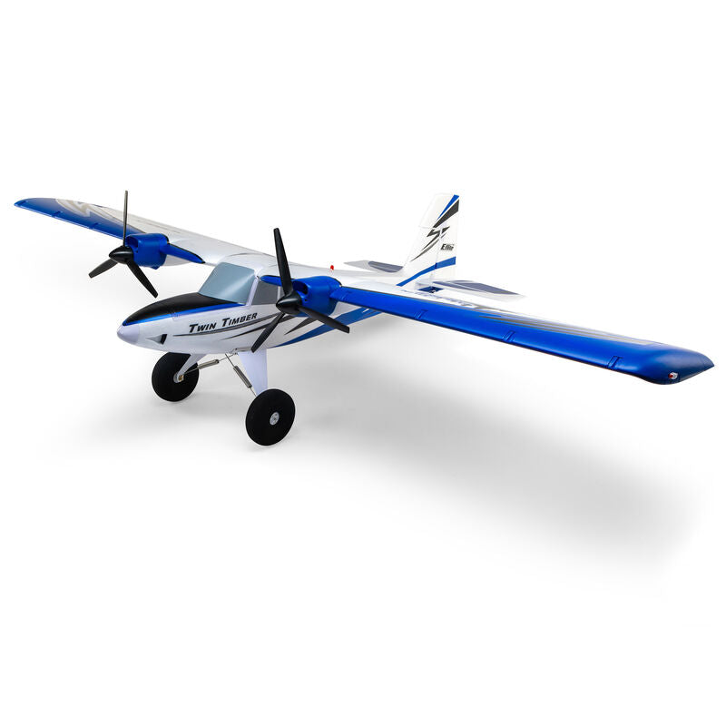 E-flite Twin Timber 1.6m BNF Basic with AS3X and SAFE Select - EFL23850