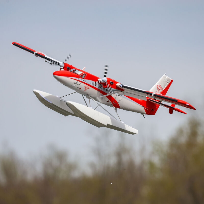 E-flite DHC-6 Twin Otter 1.4m BNF Basic with AS3X+ and SAFE Select with Floats