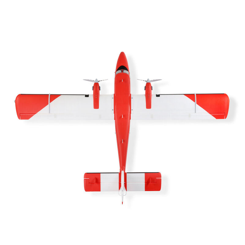 E-flite DHC-6 Twin Otter 1.4m BNF Basic with AS3X+ and SAFE Select with Floats
