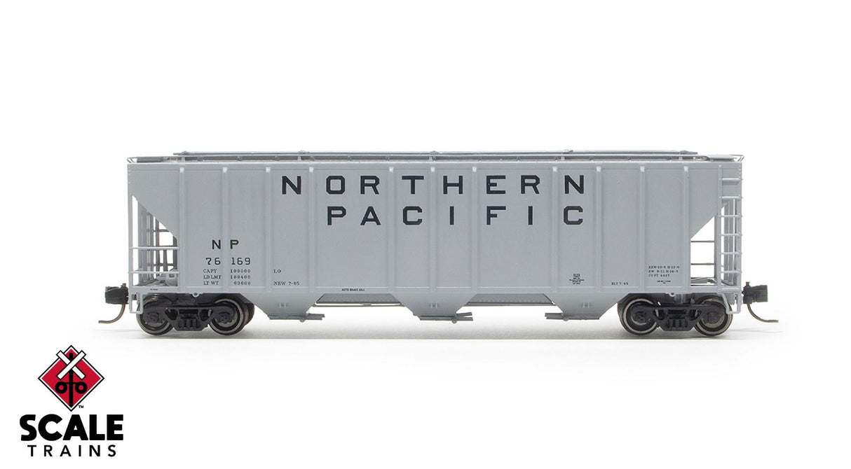 ExactRail N Scale Pullman-Standard 4427 Covered Hopper, Northern Pacific/1965 As Delivered/Billboard / 76147 /