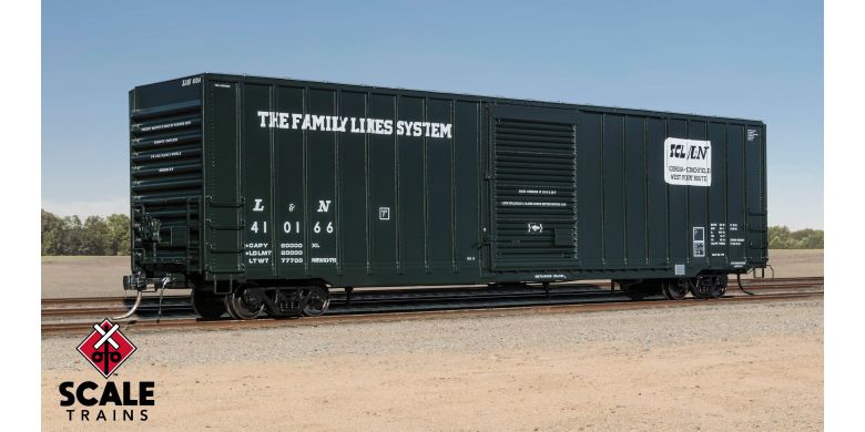ExactRail Platinum HO Scale Berwick 7580 Appliance Boxcar - Louisville & Nashville (L&N) - Family Lines (White lettering) #410166