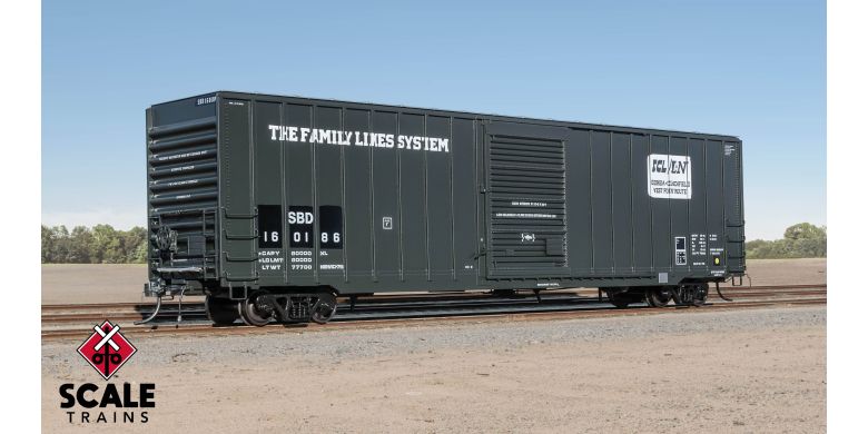 ExactRail Platinum HO Scale Berwick 7580 Appliance Boxcar - CSX/ex-Family Lines Patch/Mismatched Sides #160186