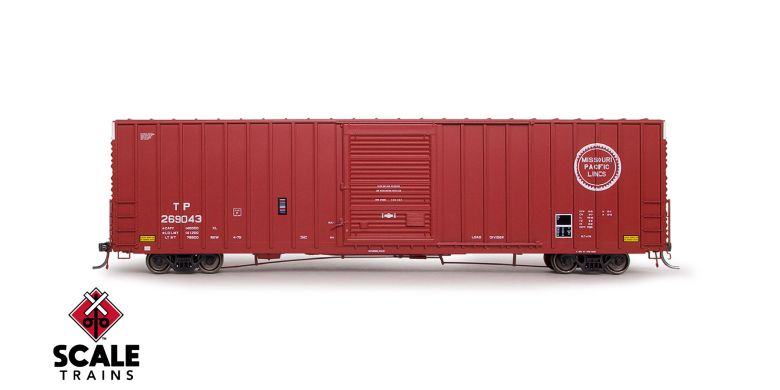 ExactRail Platinum HO Scale PC&F 7633 Appliance Boxcar, Missouri Pacific Lines/T&P/1975 As Delivered / 269052 /