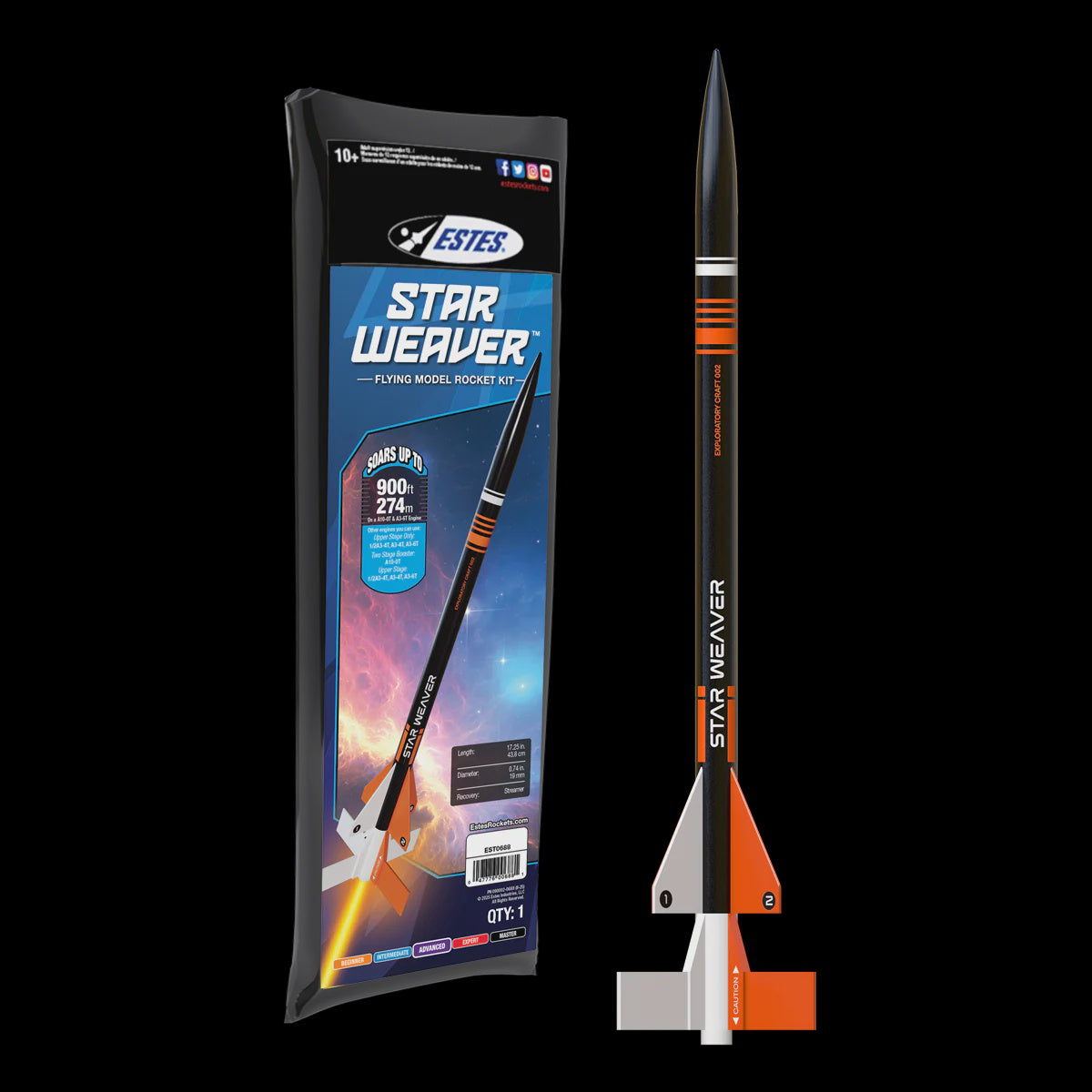 Estes 000688 Star Weaver Model Rocket Kit