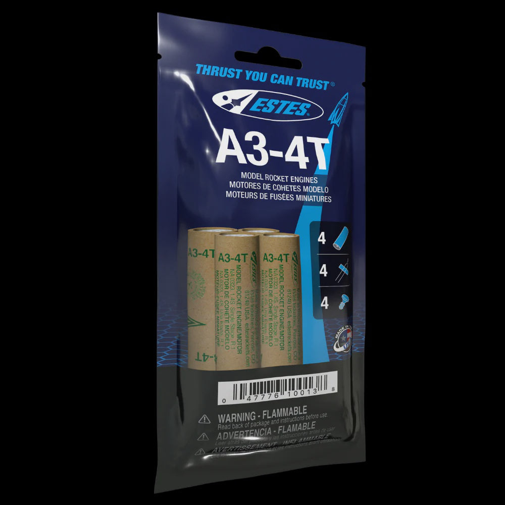Estes 10013 A3-4T Engines (4-Pack)