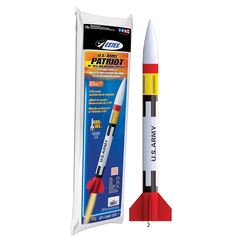 Estes U.S. Army Patriot M-104 Rocket Kit Skill Level 1 - EST2056