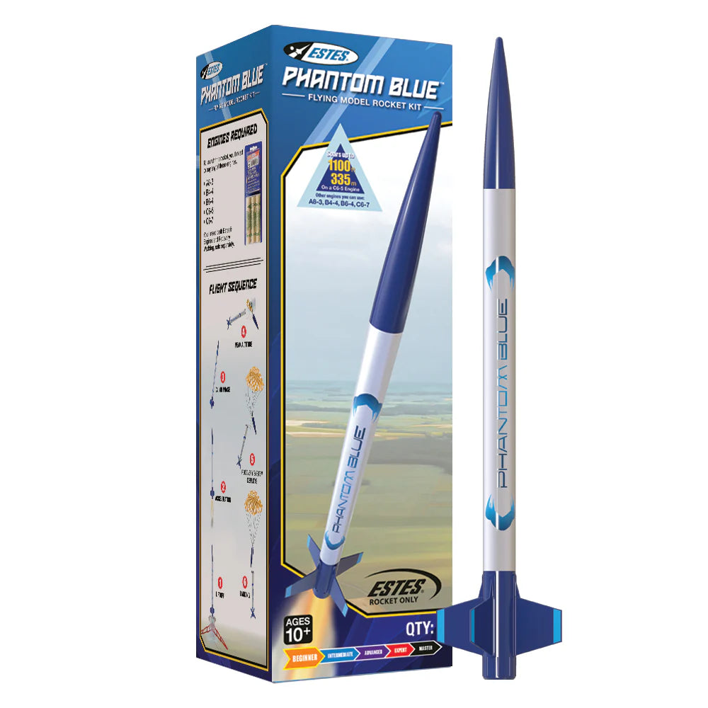 Estes Phantom Blue Rocket ARF - EST2483