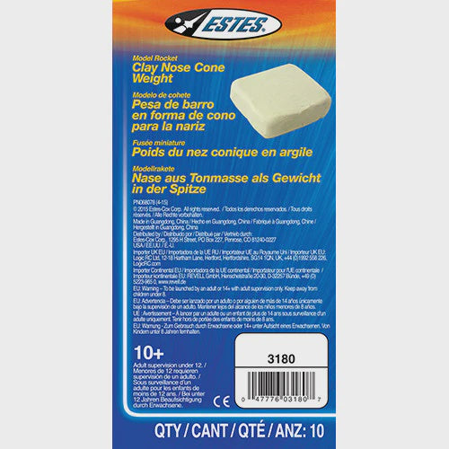 Estes Clay Nose Weight (10)