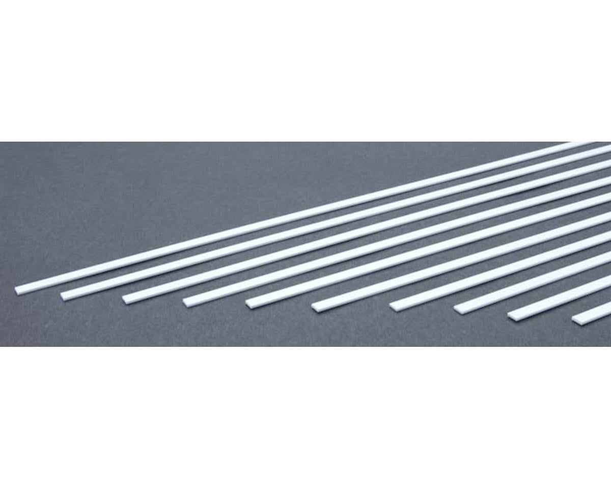 Evergreen Styrene Strip .030" Thick - 14" Long; pkg(10) -- x .156"