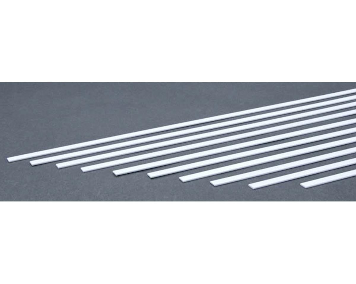 Evergreen Styrene Strip .040" Thick - 14" Long; pkg(10) -- x .250"