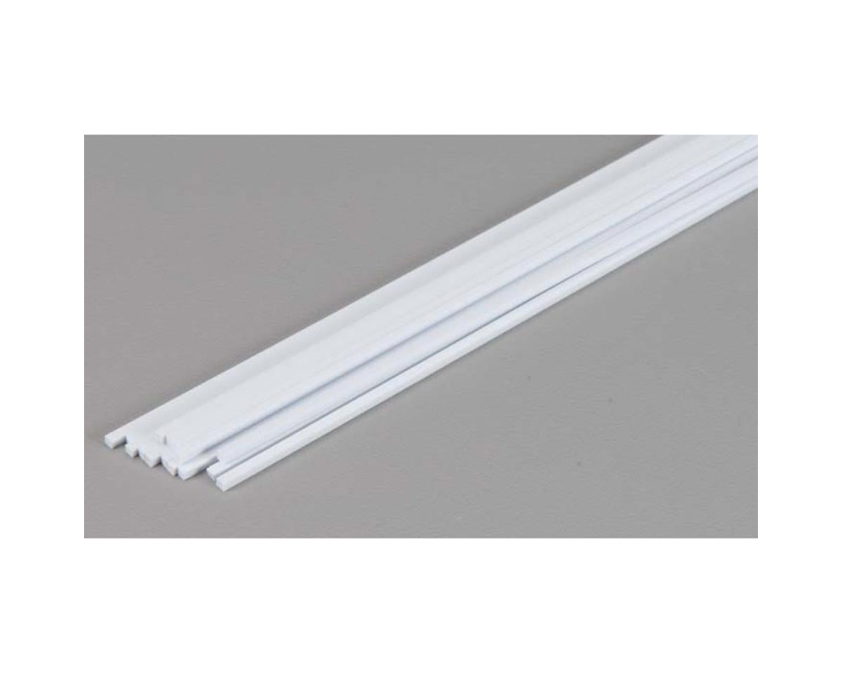 Evergreen Opaque White Styrene Strips .060" Thick, 24" Long -- .060" Wide pkg(15)