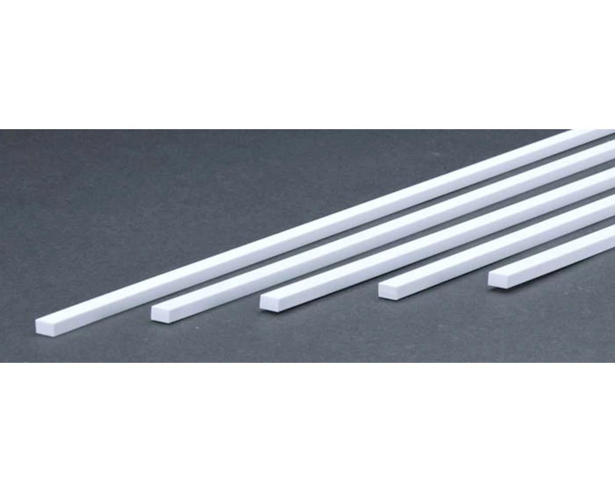 Evergreen Opaque White Styrene Strips .188" Thick, 24" Long -- .312" Wide pkg(5)