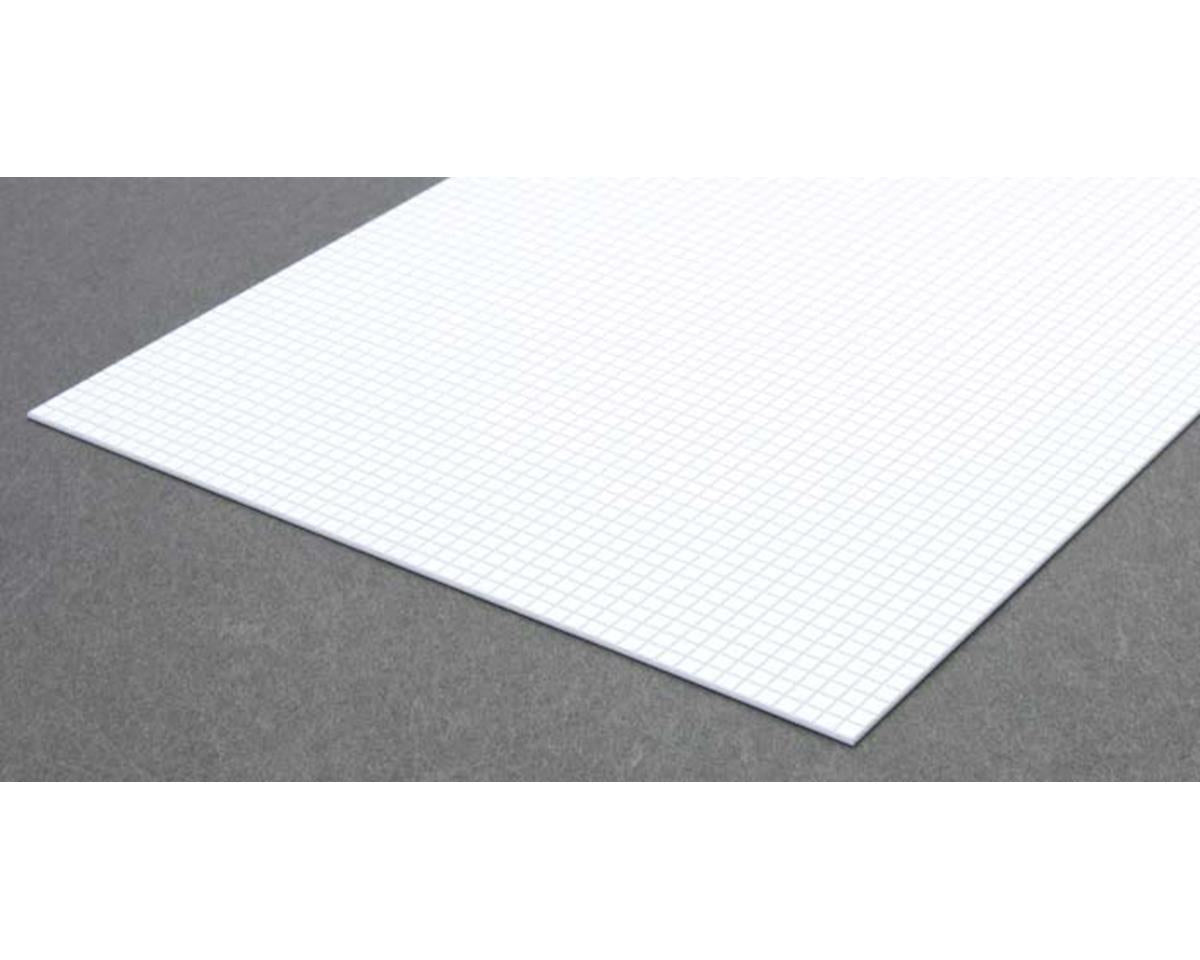 Evergreen Styrene Square Tile - .040 x 6 x 12" .1 x 15.2 x 30.5cm -- 1/8" .32cm Square