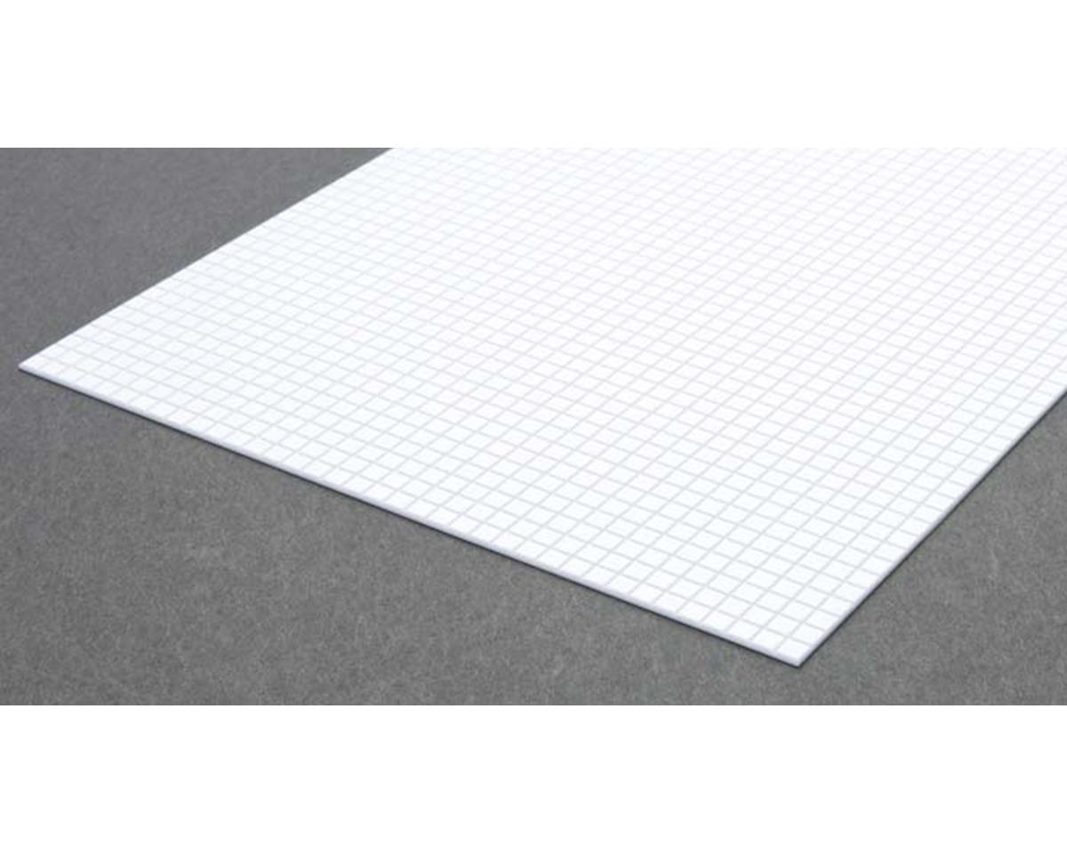 Evergreen Styrene Square Tile - .040 x 6 x 12" .1 x 15.2 x 30.5cm -- 1/6" .42cm Square