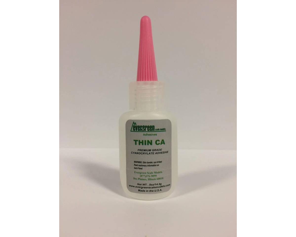 Evergreen Thin Cyanoacrylate CA Adhesive -- 1/2oz 14.8mL