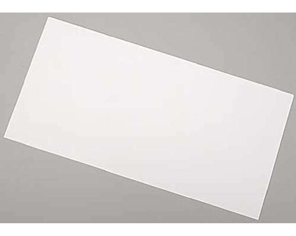 Evergreen Styrene Sheet Plain - 6 x 12" 15.2 x 30.5cm -- .005" .01cm pkg(3)