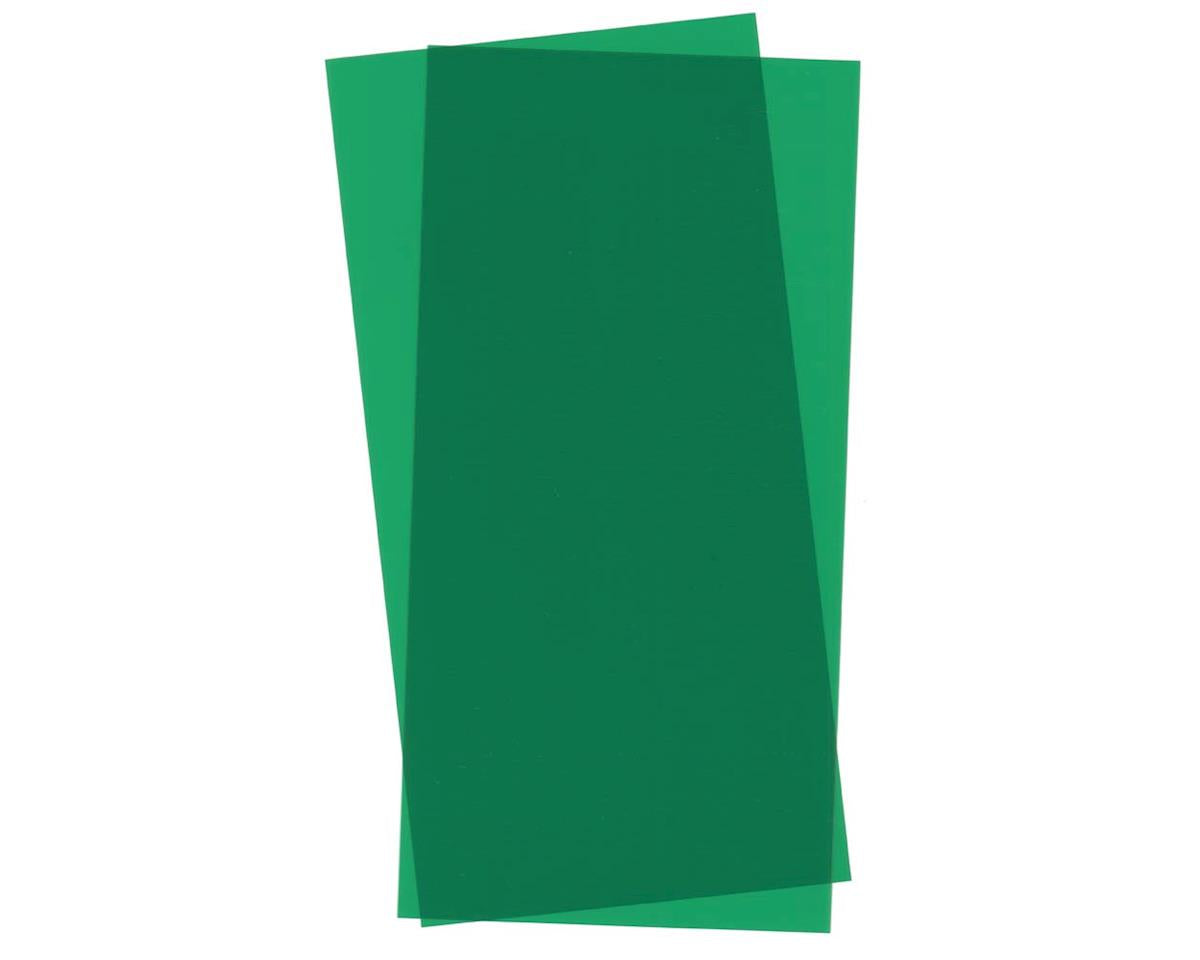 Evergreen Transpartent Sheets pkg(2) - .010 x 6 x 12" .025 x 15.2 x 30.5cm -- Green