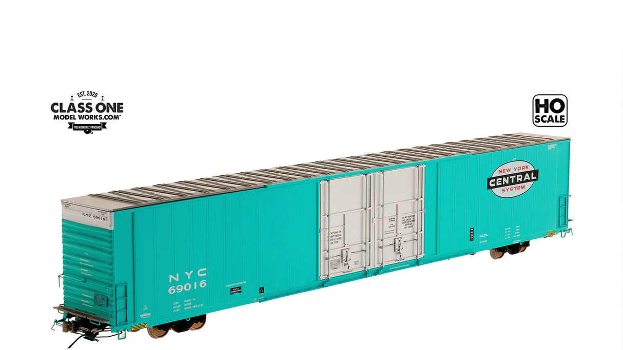 THRALL 86' HIGHCUBE BOXCAR - 4 DOOR - NEW YORK CENTRAL - #69016