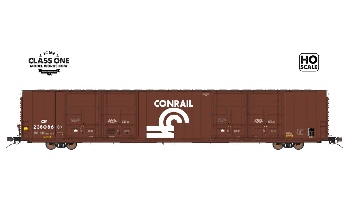THRALL 86' HIGHCUBE BOXCAR - 8 DOOR - CONRAIL - #238086