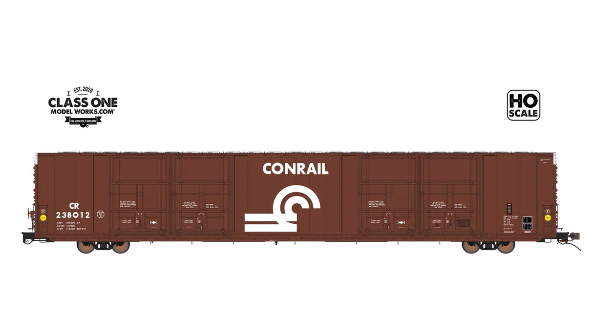 THRALL 86' HIGHCUBE BOXCAR - 8 DOOR - CONRAIL - #238012